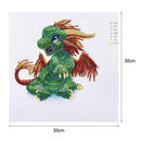 5D DIY Special Shaped Diamond Painting Animals Cross Stitch Kits (DZ062)