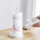 Vertical Roll Holder Paper Napkin Shelf Desktop Punch Paper Towel Storage H B2O1