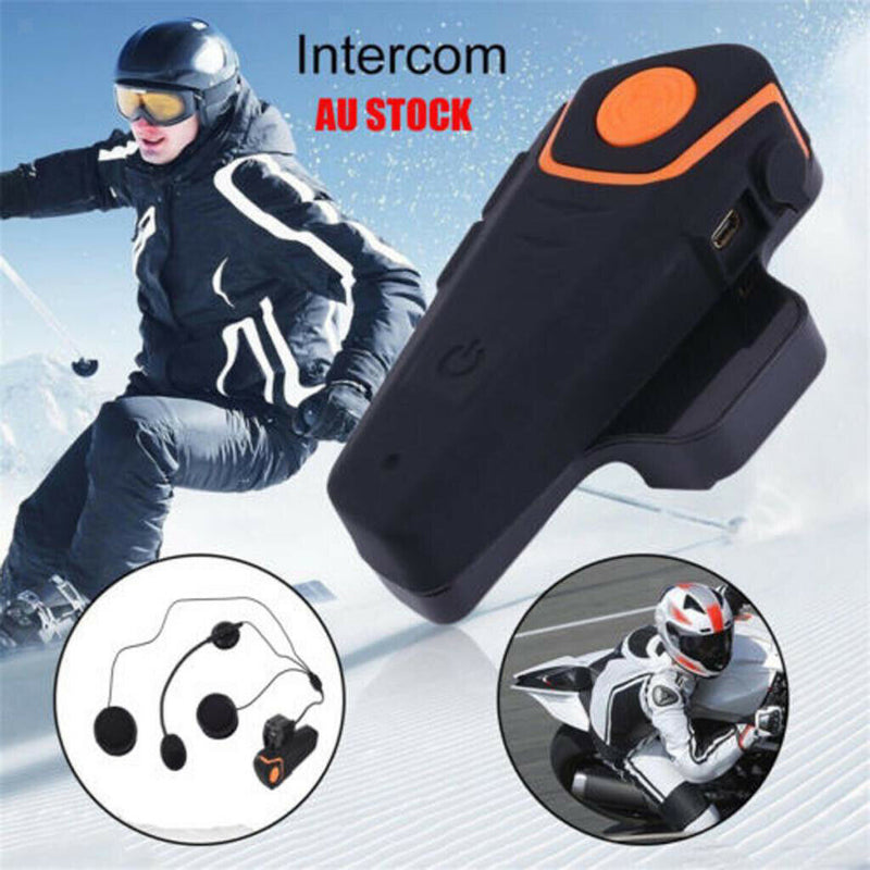 Bluetooh Earphone Motorcycle Helmet Intercom Communication Systems Headset