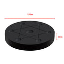 100mm Natural Obsidian Plate Seven Star Group Stand for Crystal Ball Sphere