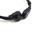 Adjustable Throat Control Earpiece Headphone Walkie Talkie Air Tube Microphone