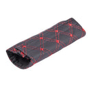 Car Truck Vehicle Gear Shift Knob Hand Brake Sleeve Skin Cover (Black) P6J1
