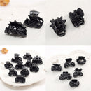 10pcs Popular Mixed Small Plastic Black Hair Clips Hairpin Claws Clamps  Z