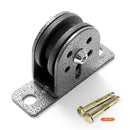 2x Strong Solid Fixed Pulley Block Build DIY 300kg Accessories Hardware