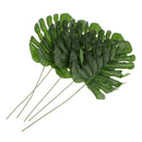 5x Big Tropical Leaves Artificial Palm for Hawaiian Summer Party BBQ Decor