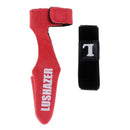 Fishing Rod Belt Tip Cover Rod Sleeve Pole Glove Protector + Rod Tie Strap Red