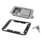 Marine Stainless Steel Paddle Latch Truck Tool Box Doors Lock Latch & Key