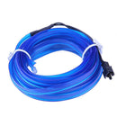 Universal Car Interior LED Decor Neon EL Wire Strip Atmosphere Cold Light