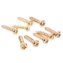 50Pcs 2.2mm Guitar pickguard screws for guitar accessories installing BX