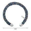 Crystal Cuff Bracelet Opening Bangles Women Girl Fashion Charm Jewelry Gift A