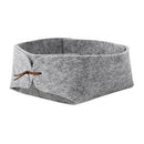 Felt Storage Box Desktop Tray Fruit Bowl Collecting Basket Sundry Collectio K1Z6