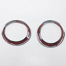 3X(Car Styling Abs Chrome Front Fog Light Lamp Cover Trim for Mercedes-Benz