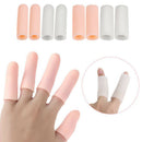 Gel Toe Finger Protector Finger Tubes Separator Arthritis Splint Skin+White