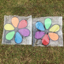 New Colorful Rainbow Dazy Flower Spinner Wind Windmill Garden Yard Outdoor D Hn