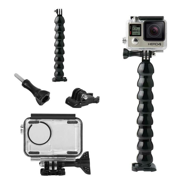4pcs Waterproof Case 8 Section Gooseneck Base Screw for DJI OSMO Action Cam