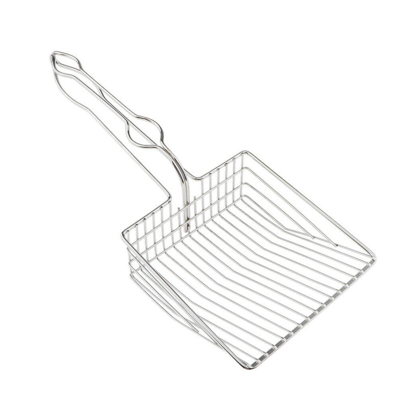 Cat Litter Scooper, Non-Stick Free Storage Holder, Durable Metal Shovel with
