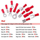 540Pcs 22-16/16-14/12-10 Gauge Mixed Quick Disconnect Electrical Insulated  Q5Y8