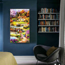 5D DIY Full Round Drill Diamond Painting Summer Garden Cross Stitch Craft A