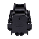 600V 10A 10 Position Double Level Screw Terminal Block Strip