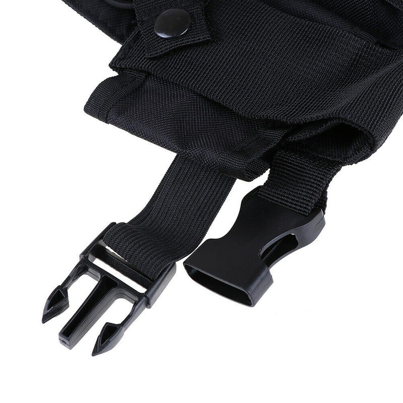 3 Pocket chest pack bag harness for walkie talkie radio BX