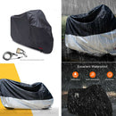 Motorcycle Cover Outdoor All-weather Mototbike Protector with Cover Lock 2XL