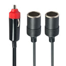 USB Power Charger Car Dual Port Male to Female Adapter Socket Splitter Connector