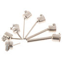 7pcs 850 Series Hot Air Gun Nozzle Lengthen Type 45 Degree Tilt BGA Welding  Gw