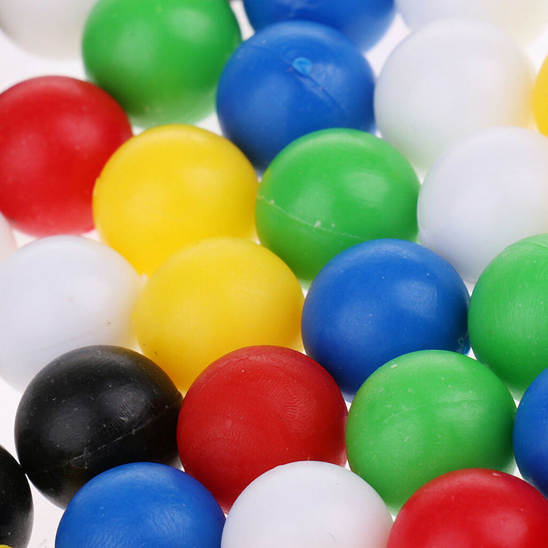 60pcs Mixed Color 10mm Balls for Wooden Connecting Four Balls in A Line Game