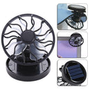 Sun Solar Powered Cooling Fan Clip-On Mini Solar Panel Cell Beach Outdoors