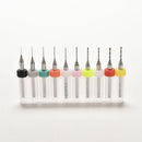 0.3-1.2mm  Tungsten Steel Carbide CNC PCB Print Circuit Board Drill Bits X10  lj