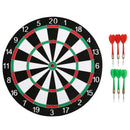 12 inch sport two-sided target dart flocking dartboard dart board for fun gameOZ