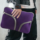 Zipper portable handbag For 13" Laptop Purple