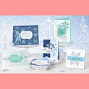 Snowflake Series Cutting Die Transparent Seal Stencils (ST0351A1+H5890) A
