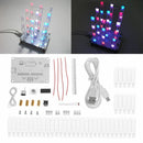 DIY Electronic Kits Touch Control 3x3x4 Cube Multicolour LED Light Cubes Diy Kit