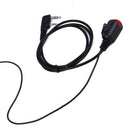 for Baofeng uv-5r Kenwood Radio New 2 PIN Mic PTT Covert Acoustic Tube In-e