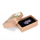 Retro Kraft Paper Jewelry Box Ring Necklace Earrings Jewelry Gift Case Elegan3C