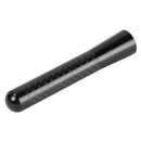 8cm Car Roof Antenna Carbon Fiber Screw Metal Stubby Mast Antenna (Black)
