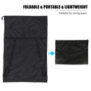 23.8x36.2" Laundry Bag Backpack Travel Storage Drawstring Dirty Clothes Holder