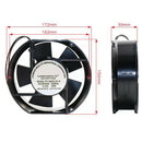 Axial Fan FP-108EX-S1-B 220V 38W Dual Bearing Cooling Fan Oval 172X150X51mm J6R4