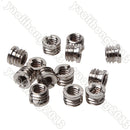 Brass 3/8"-16 to 1/4"-20 Convert Screw Adapter for Mono tripod Tripod x 5pcs
