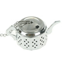 Cute Stainless Steel Teapot Tea Infuser Spice Drink Strain Herbal Filter&Tra %ã€Š