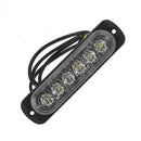 12V-24V 6LED Light Flash Emergency Car Vehicle Warning Strobe Flashing Blue R3K8