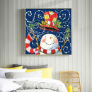 Snowman Diamond Painting 5D DIY Full Round Drill Xmas Pictures (B2093)