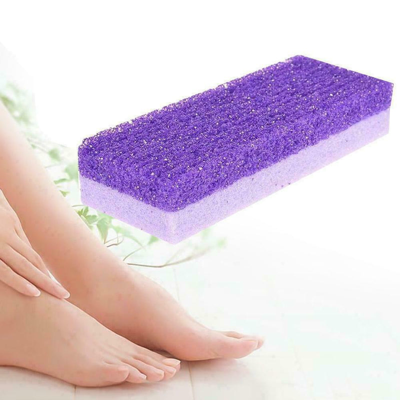 1X Pumice Sponge Stone Exfoliate Foot Hard Dead Skin Remover Scrubber Pedic U4D2
