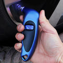 Digital Tire Air Pressure Gauge 100 PSI Tester Backlight For Car Motorcycle Blue