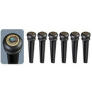 Folk Solid Guitar String Pin Peg Nail Guitar Fitting Tool 6Pcs