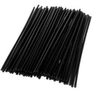 72Pieces Universal Motocross Wheel Rim Spoke Wraps Skins Cover Black