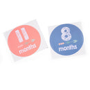 12Pcs/Set Baby 1-12 Monthly Photograph Stickers DIY Baby Shower Stickers ME