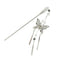 Butterfly Hair Sticks Bride Headdress Tassel Hairclips Headwear Hairpins
