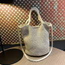 Weaving Hollow Paper Straw Bag Shoulder Bag Female Beach Bag, Girl Fashion